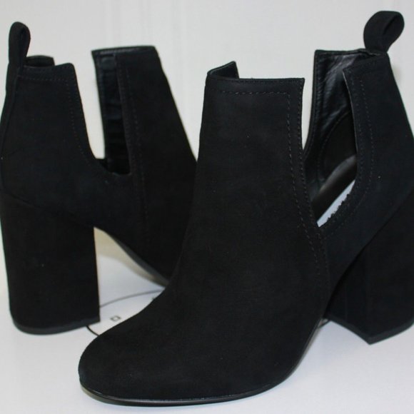 Steve Madden Nayna Cut Out Ankle Booties Black Size 6.5 - Picture 5 of 5
